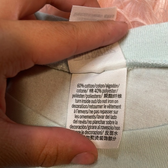 PINK Victoria’s Secret Oversized Sequin T-Shirt Size XS - Picture 4 of 6